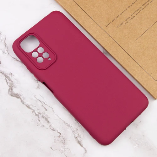 Чохол для телефона Lakshmi Case Silicone Cover Full Camera Marsala для Xiaomi Redmi 10: Матеріал силикон