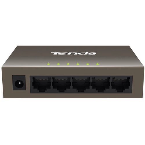 Маршрутизатор Wi-Fi Tenda TEF1005D: Порты только Fast Ethernet (10/100)