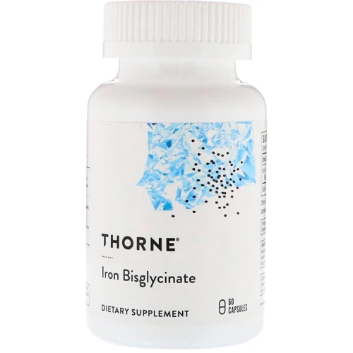 Thorne Research Iron Bisglycinate 60 Caps Железо