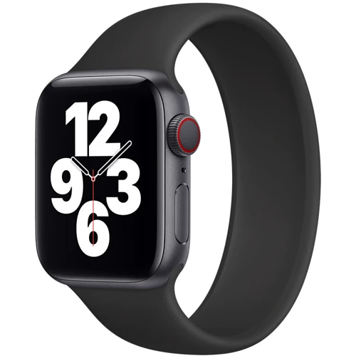 Аксессуар для Watch Apple Solo Loop Black Size 4 (MYNF2) for Apple Watch 38/40mm