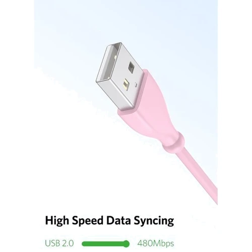 Кабель T-PHOX USB Cable to Lightning Kitty 1m Pink (T-L817 Pink) фото 6