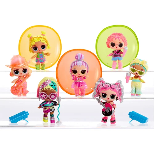Игровой набор с куклой L.O.L. Surprise! серии Neon Pop Звездочки в ассорт. (120674) фото 6