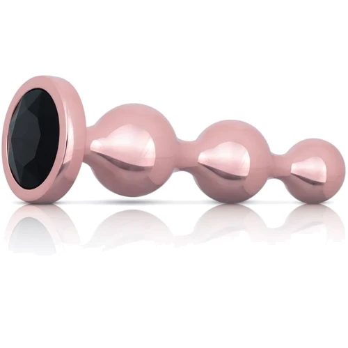 Набір анальних іграшок Rosy Gold - Metal Butt Plug Set 3 Pieces