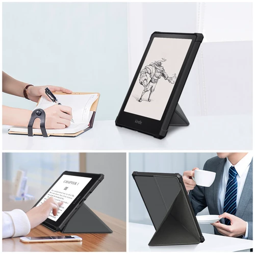 Аксессуар к электронной книге BeCover Ultra Slim Origami Gray for Amazon Kindle Paperwhite 11th Gen (707221)