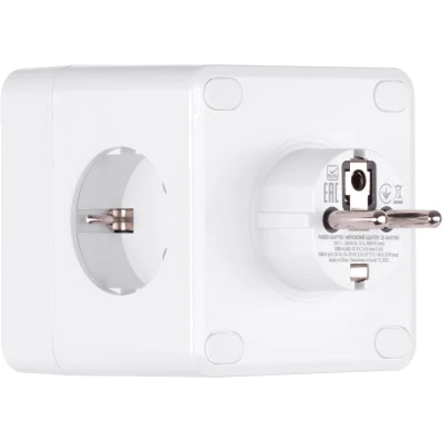 Сетевой фильтр 2E 3*USB-A, 1*USB-C, white (2E-AD431WH): Тип подключения фильтра Евровилка