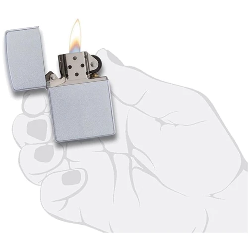 Зажигалка Zippo SATIN CHROME (205) фото 4