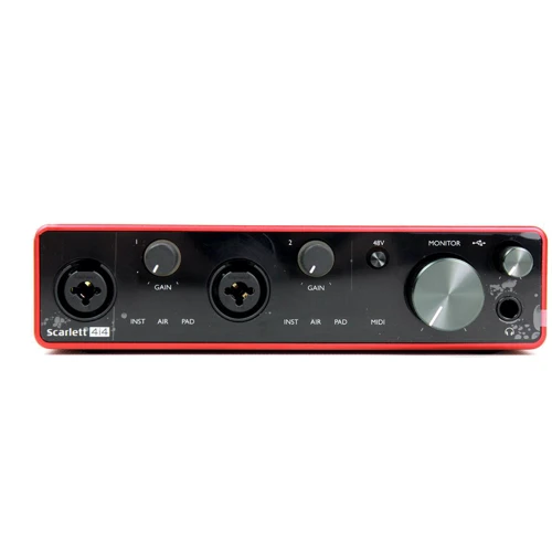 Аудиоинтерфейс Focusrite Scarlett 4i4 3rd Gen