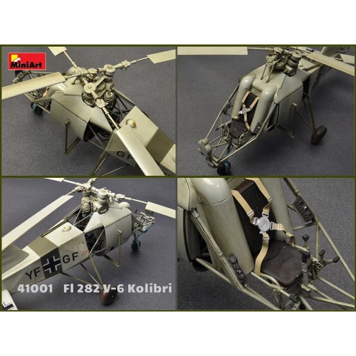 Сборная модель MiniArt Вертолет FL 282 V-6 "Kolibri" (MA41001) фото 7