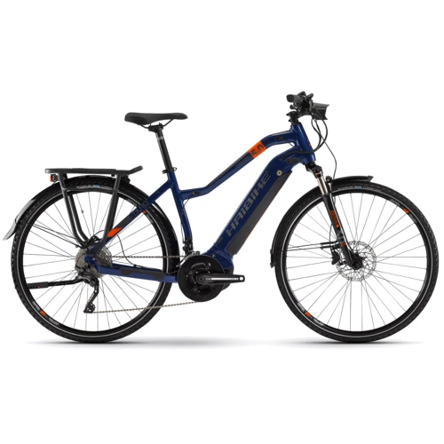 Електровелосипед Haibike SDURO Trekking 5.0 men i500Wh 20 s. XT 28 ", рама XL, синьо-оранжево-сірий, 2020