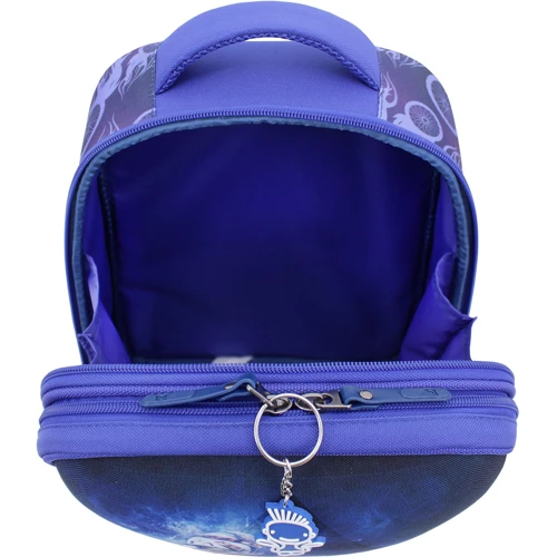 Рюкзак Bagland Turtle 17 л. синій 507 (0013466): Корпус рюкзака каркасний