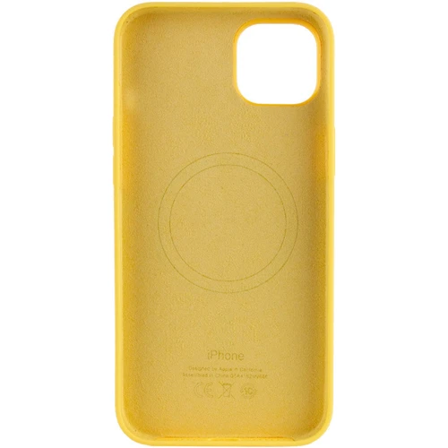 Чехол для iPhone TPU Silicone case with Magsafe Sunglow for iPhone 14 Pro: Цвет желтый