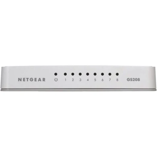Мережевий комутатор Netgear GS208-100PES: Тип Коммутатор неуправляемый