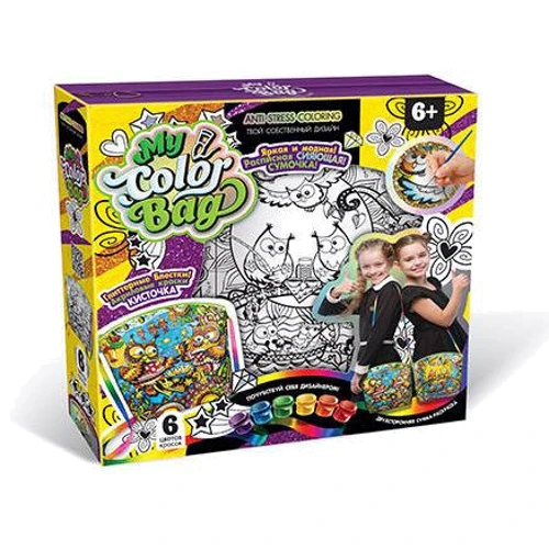 Комплект креативного творчості My Color Bag сумка-розмальовка міні (6833DT)