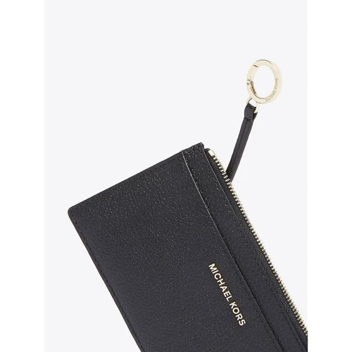 Жіноча ключниця Michael Kors Jet Set Lg Slim Card Case чорна (34F9GF6D7L001): Стать жіночий