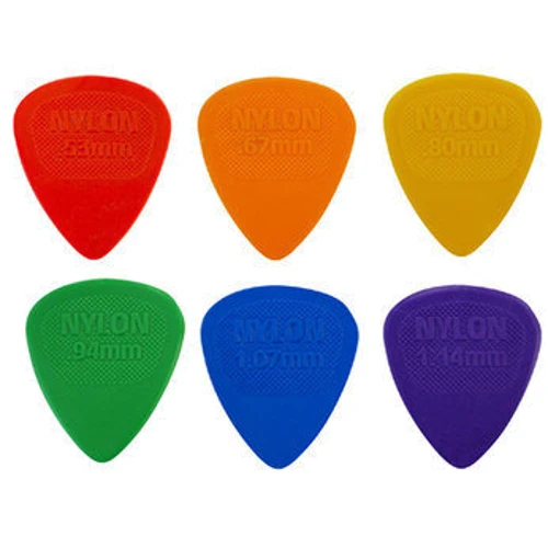 Медіатор Набор медиаторов DUNLOP 4432 NYLON MIDI STANDARD CABINET: Товщина  Середні (0.66 - 0.73 мм)