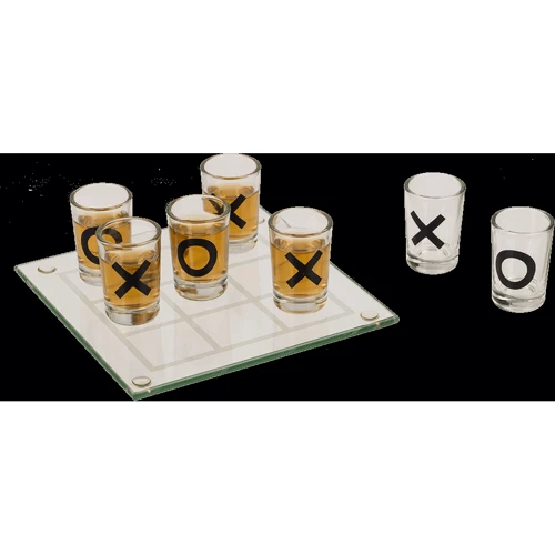 Набір склянок Drinking Game Tic Tac Toe, 9 шт.