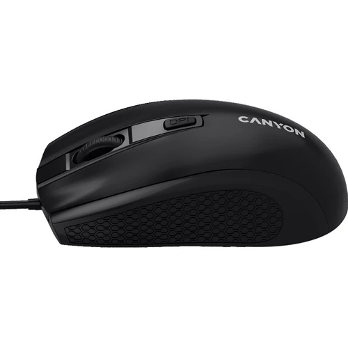 Мышь Canyon M-4 Black (CNE-CMS4): Эргономика симметричная для левшей