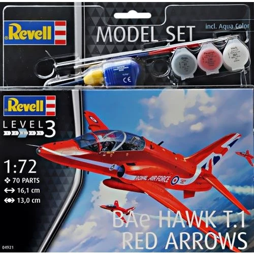Подарунковий набір Revell Літак BAe Hawk T.1 Red Arrows 1:72 (64921)