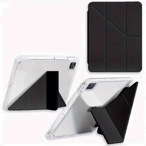 Аксессуар для iPad BeCover Ultra Slim Origami with Pencil mount Black for iPad Pro 11 M4 2024 (711689): Цвет черный