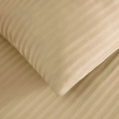 Комплект постільної білизни LightHouse Sateen Stripe Milk Coffe страйп-сатин євро (603616_2,0): Матеріал страйп-сатин