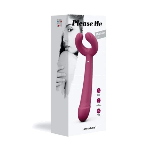 Вибратор для пар Love To Love PLEASE ME с тремя моторами, гибкий