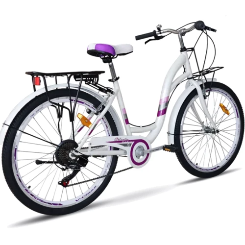 Велосипед Atlantic 2023' 26" Madeira NS A4CS-2644-WP M/17"/44см (2893) white/pink