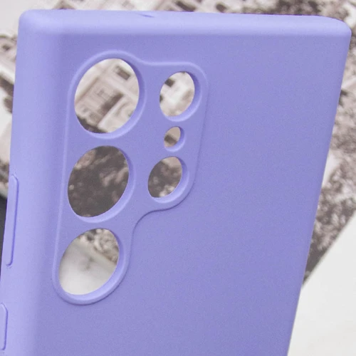 Чехол для телефонов Lakshmi Premium Silicone Case with Logo Full Camera Dasheen for Samsung S928 Galaxy S24 Ultra: Пленка в комплекте нет