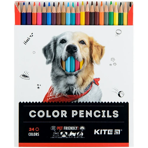 Карандаши цветные Kite Kite Dogs 24 цвета (K22-055-1): Лицензия Kite Dogs