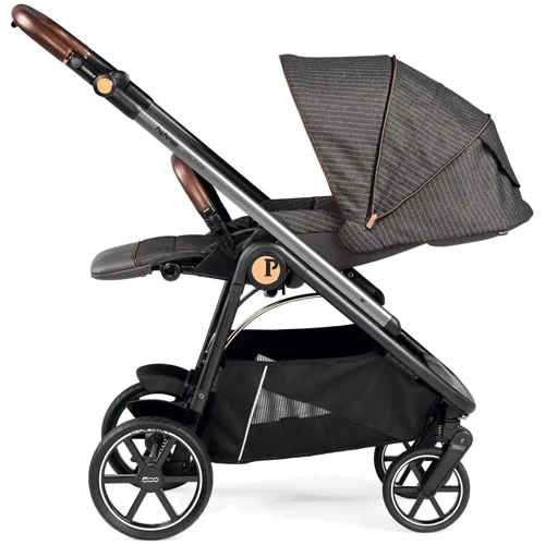Коляска Peg-Perego Veloce 500 2 в 1 Вишукано-коричневий зі смужкою (PACK-VEL2100000003): Стать дитини Унисекс