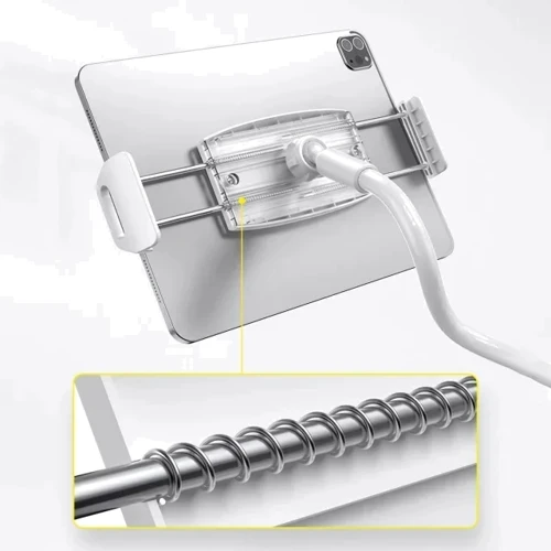 Держатель Baseus Desk Holder Otaku life Rotary Adjustment Lazy Pro Silver (LUZQ000012) фото 15