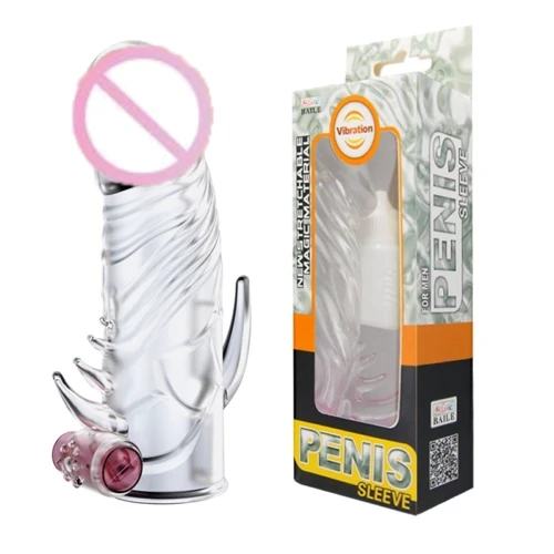 Насадка-презерватив Penis Sleeve с вибрацией, BI-010045Z-2