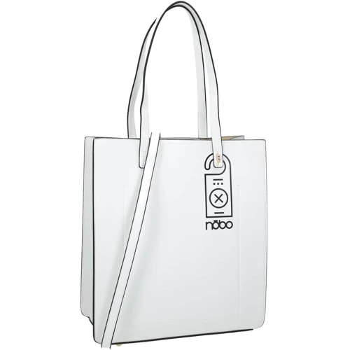 Жіноча сумка шоппер Nobo біла (NBAG-I5150-C000)
