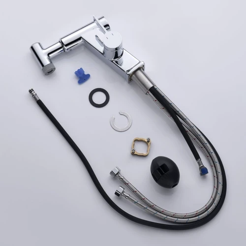 Смеситель для раковины Lefton Pull-Out Faucet with Temperature Display & LED Light - BF2207 Chrome