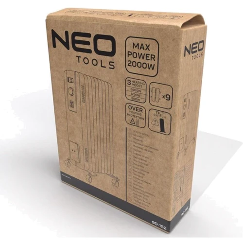 Обогреватель NEO Tools 90-152: Количество секций 9