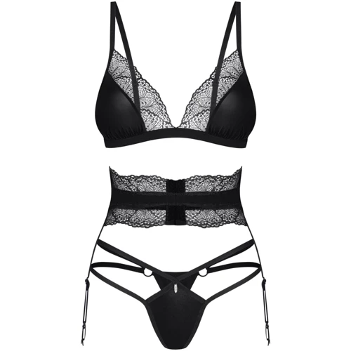 Комплект Obsessive Lobellis 3-pcs set XL/2XL