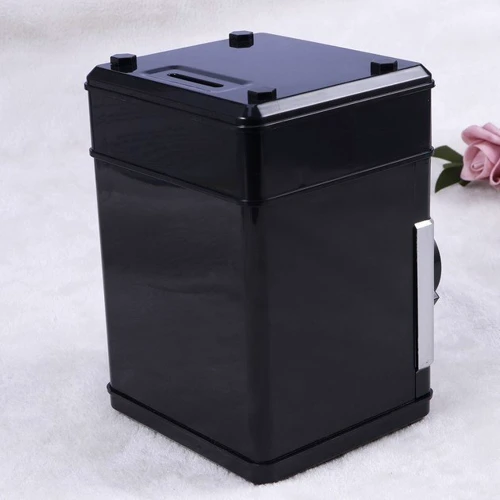 Игрушечный сейф-копилка UFT Cashbox Black музыкальный с электронным купюроприемником (UFTCashboxBlack) фото 6