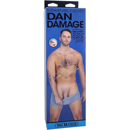 Фаллоимитатор Doc Johnson Signature Cocks Dan Damage 10 inch UltraSkyn