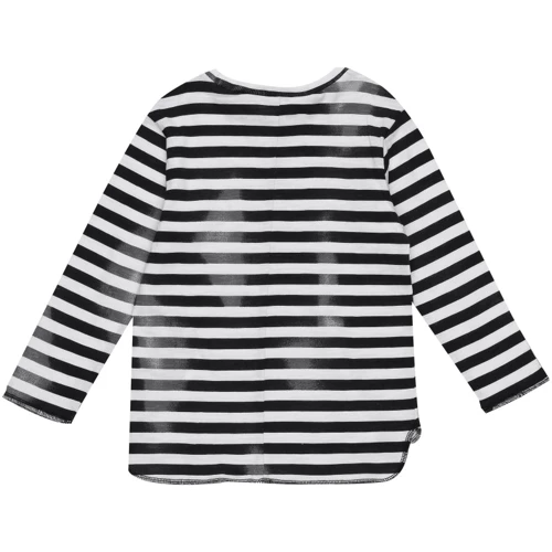 Лонгслів H & M 7Z5525356 134-140 см чорно-білий: Тип Лонгсліви