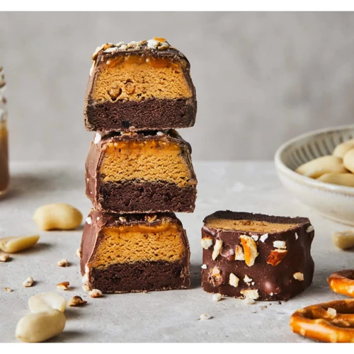 Протеиновые батончики MyProtein Layered Bar 12x60g Chocolate Peanut Pretzel: Вес 720 г