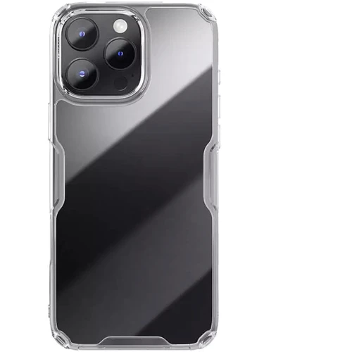 Чехол для iPhone Nillkin Nature Pro Series Clear for iPhone 16 Pro Max: Материалы Термополиуретан