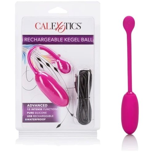 California Exotic Novelties Rechargeable Kegel Ball Advanced виброяйцо 7.5x3.2 см