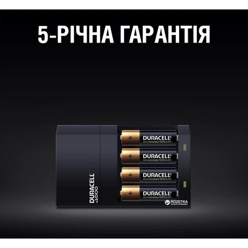 Зарядний пристрій Duracell CEF14 + 2 rechar AA1300mAh + 2 rechar AAA750mAh (5004990): Виробник Duracell