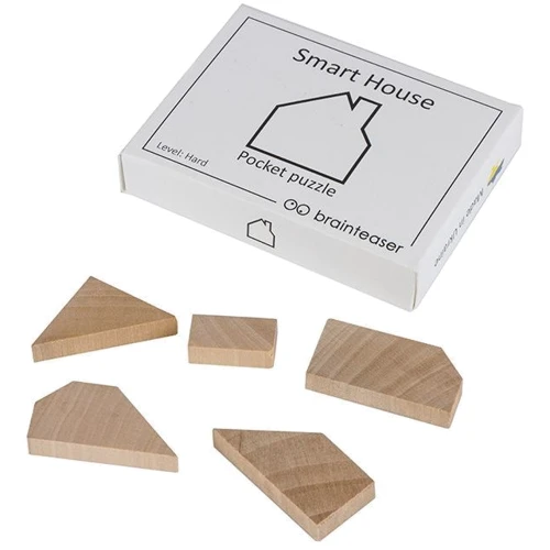Набор головоломок Заморочка Wooden mini puzzle set на английском 12 штук (12en)
