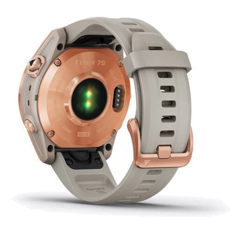 Смарт-часы Garmin Fenix 7S Solar Rose Gold with Light Sand Band (010-02539-11) фото 9