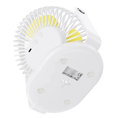 Вентилятор Hoco F14 multifunctional powerful desktop fan White: Количество скоростей 4
