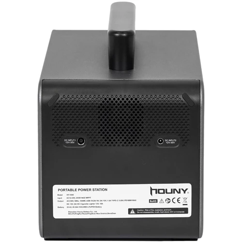 Зарядная станция Houny 1036.8Wh 1000W: Выходы потребителей Автоприкуриватель, USB-C, USB-A, 220V