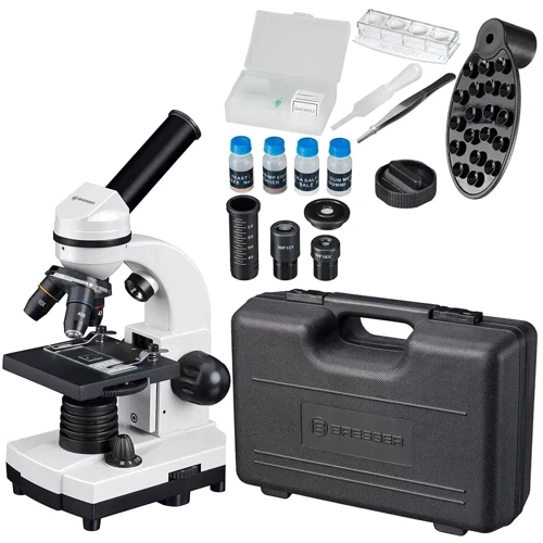 Мікроскоп Bresser Junior Biolux SEL 40x-1600x White з кейсом та адаптером для смартфона (8855610GYE000)