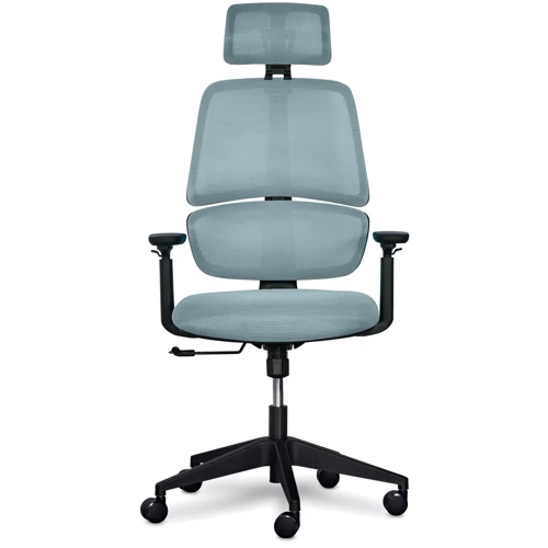 Офісне крісло Mealux Leo Air Grey Blue (Y-546 KBGL)