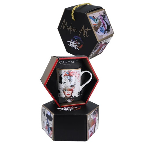 Кружка Carmani фарфоровая Луи Джовер Фрида Кало 380 ml (835-1208)