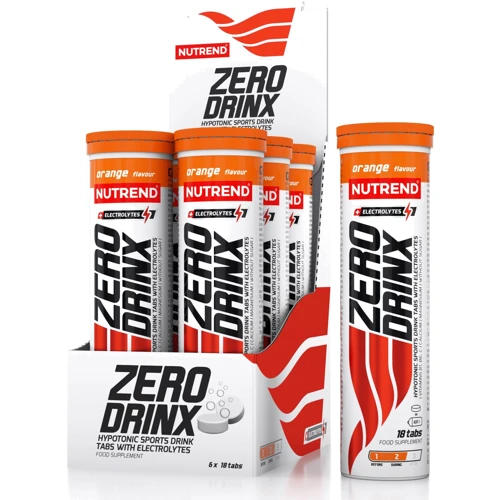 Nutrend Zero Drinx 18 шипучих таблеток со вкусом апельсина